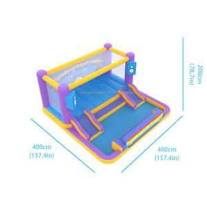 Château gonflable à thème pour enfants pour jouer <span class=keywords><strong>en</strong></span> tissu Oxford pratique souffleur intégré personnalisable pour les locations de musique - Product Image 2