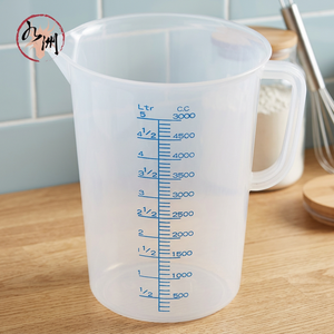 Jarra y Tazas Medidoras Transparentes Ecológicas de Grado Alimenticio 5000ML Herramientas para Té de Burbujas de Taiwán - Product Image 3