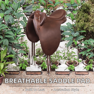 Manta de Silla de Montar Australiana Inglesa, Cojín de Acero Inoxidable y Madera, Transpirable, de Alto Rendimiento, para Montar a Caballo - Gran Venta - Product Image 2