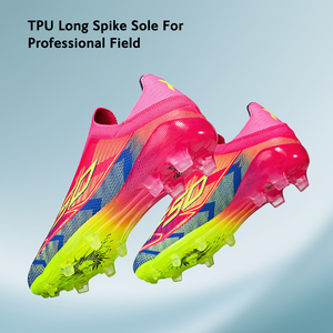 Chaussures <span class=keywords><strong>de</strong></span> football à crampons longs et coupe basse, prix direct fabricant, <span class=keywords><strong>lot</strong></span> en gros, palette <span class=keywords><strong>de</strong></span> quatre couleurs personnalisable, tailles variées, pour terrain gazonné et terrain ferme - Product Image 4