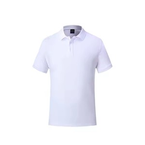 Polo de manga corta para hombre al por mayor 100% algodón de gran tamaño transpirable diseño impreso personalizable - Product Image 6