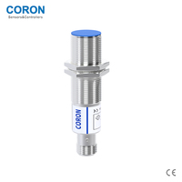 Capteur de Proximité Inductif CORON CLJ-A18M-5ANB-G Encastré Détection à 5mm NPN NO 10-30VDC Détection Métallique Blindé IP67 M12