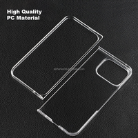Étui de téléphone portable en polycarbonate rigide ultra-fin, léger, résistant aux chocs et hautement transparent pour Google Pixel 9 Pro Fold 2
