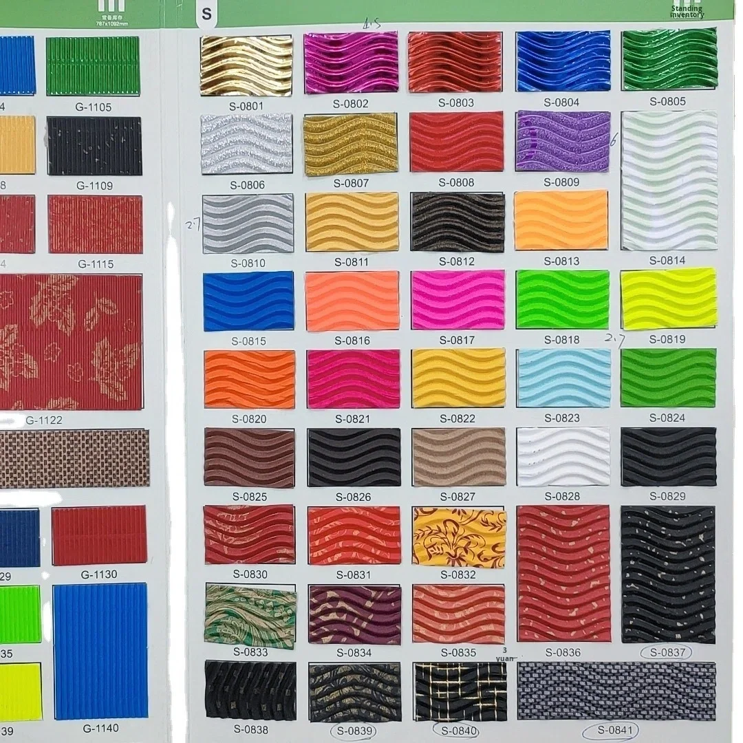 Factory Direct Sale Double-Layer Colorful Recyclable Corrugated Paper Corrugated Cardboard Paper Sheet for Handcraft