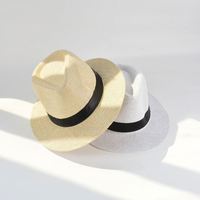 Sombrero Panamá Clásico Ajustable - Hecho a Mano en Ecuador, Sombreros de Sol para Mujer y Hombre, Sombrero de Paja para Hombre, Gorra con Protección UV