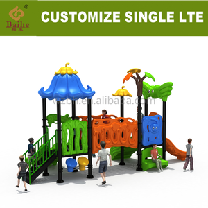 Baihe giấc mơ kết hợp trượt giáo dục chơi khu vực trẻ em ngoài trời vui chơi giải trí công viên sân chơi thiết bị nhựa trượt bộ - Product Image 2