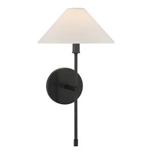 Nordic Modern Minimalist Black <b>LED</b> Wall Lamps for Living <b>Rooms</b> Bedrooms Studies Hotels Corridors Remote B22 Personal Touch - Product Image 4