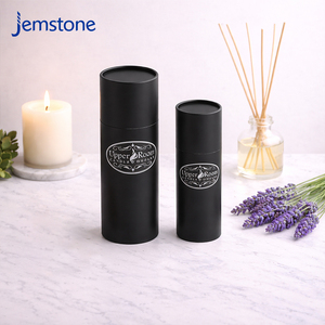 Custom Design Recyclable Cosmetic Aroma <b>Diffuser</b> Kraft Cardboard Cylinder Box Perfume <b>Bottle</b> Essential Oil Paper Tube Packaging - Product Image 1
