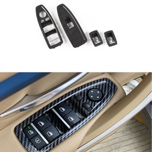 Couvercle de décoration de bouton de lève-<span class=keywords><strong>vitre</strong></span> de voiture pour <span class=keywords><strong>BMW</strong></span> <span class=keywords><strong>1</strong></span> 3 4 Series F20 F30 F35 F34 2013-2019 - Product Image 1