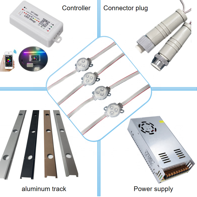 led christmas lights permanent