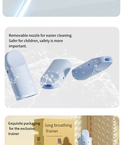 Appareil d'entraînement respiratoire pour enfants Huizhou, exercice de capacité vitale, embout buccal pour étudiants et adultes, fonction pulmonaire, fonction cardio-pulmonaire - Product Image 5