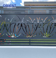 Écrans en aluminium découpés au laser personnalisés pour des designs uniques de clôtures et de murs, ensemble complet pour serre