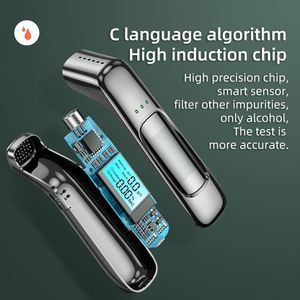 Tùy chỉnh bao bì/Logo xách tay rượu Tester thở và đo lường say rượu Tester kỹ thuật số breathalyzer - Product Image 4