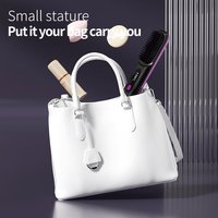 Lisseur sans fil USB à ions négatifs sans fil Mini brosse à cheveux électrique Lisseur à cheveux Brosse peigne