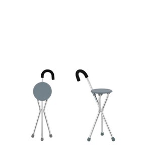 Bastón de aluminio con asiento PHS411L para personas mayores y discapacitadas, dispositivo de asistencia portátil y cómodo. - Product Image 3