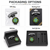 Clip Magnético Personalizado para Gorra de Golf, Marcador de Pelota de Metal con Logotipo Extraíble