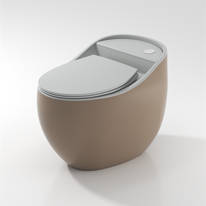 WC en céramique de haute qualité, économiseur <span class=keywords><strong>d</strong></span>'<span class=keywords><strong>eau</strong></span>, couleur personnalisée, forme <span class=keywords><strong>d</strong></span>'œuf <span class=keywords><strong>vert</strong></span>, salle de bain - Product Image 3