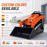 Chargeuse compacte de qualité supérieure LOGWAY avec moteur à aspiration naturelle pour la construction sur routes rurales – Chargeuse compacte efficace