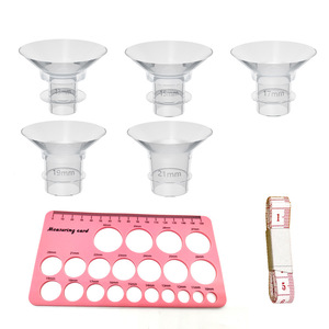 Baby <b>Nipple</b> Measuring Card With 5 Sizes <b>Suction</b> <b>Cups</b> For Breastfeeding Assistance 12mm 15mm 17mm 19mm 21mm - Product Image 1