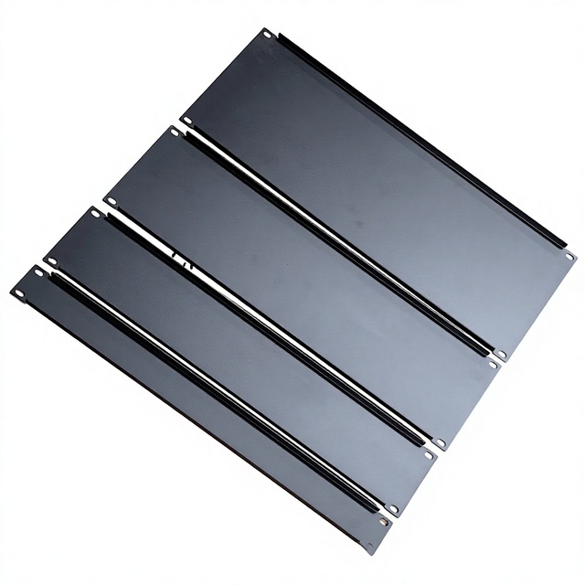 Source Factory-supplied Customizable Shockproof Flight-case Accessories 19-inch Rack Panel Blanking Plates Server End Panels