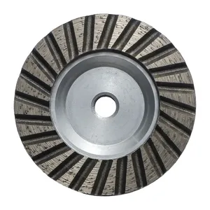 Chine tasse roue 4 "diamant outils de meulage pour tasse roue rectifieuse granit marbre béton réparation abrasif