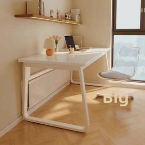 Bureau <span class=keywords><strong>d</strong></span>'ordinateur en bois pour chambre à coucher, maison, étudiant, étude, écriture, table de maquillage simple, table de travail pour chambre de <span class=keywords><strong>location</strong></span> - Résistant aux taches - Product Image 3