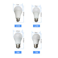 Liste de prix des ampoules LED Skd 3W 5W 7W 9W 12W 15W 18W E27 B22Led support de pilote d'ampoule/ampoules LED matière première/ampoules LED