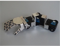 Humanoid bipedal robot arm/3 degrees of freedom/with 5 fingers assembled and shipped metal palm finger arm