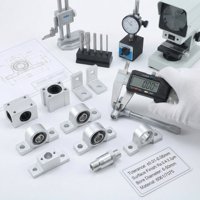 Support de montage de roulement, boîtier de base, support de précision usiné sur mesure en alliage d'aluminium 6061 7075, type suisse, usinage CNC