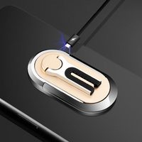 Support de téléphone mobile pour voiture cadre de support tridimensionnel allume-cigare créatif usb anneau boucle chargeur briquet