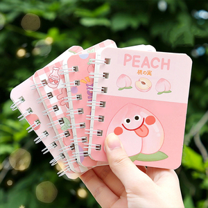 A6พิมพ์ลาย Kawaii เครื่องเขียนในชีวิตประจำวันผูกเกลียวสมุดบันทึกขนาดเล็ก - Product Image 1
