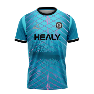 Kaos Sepak Bola Retro Oversize Klasik HEALY Custom untuk Pria, Jersey Sepak Bola Vintage dengan Kerah Polo V-Neck - Product Image 4