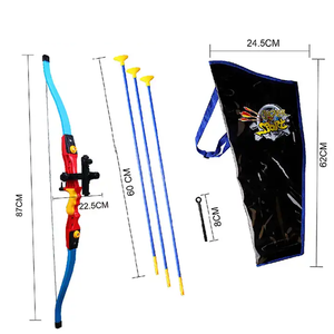 Juego de lanzamiento de tiro con arco para niños, arco recurvo, flechas, tiro con arco, <span class=keywords><strong>tirachinas</strong></span> para caza, juguetes, pistola - Product Image 5