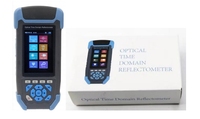 Mini réflectomètre de domaine temporel optique portable 3302S OTDR avec écran tactile, VFL, wattmètre et source lumineuse