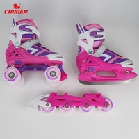 Bigougar — rollers à talons hauts pour femme, chaussures à Double roulettes, semelles en Pu