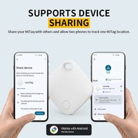 2025 Mini traqueur GPS intelligent IP67 étanche Anti-perte Key Finder fonctionne avec Android et Google Find My Device