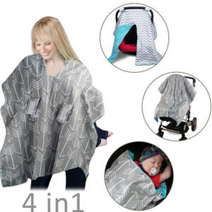 Housse d'allaitement personnalisée pour siège d'<span class=keywords><strong>auto</strong></span> à baldaquin Housses de siège <span class=keywords><strong>auto</strong></span> multi-usages pour bébés Poussette pour bébé - Product Image 2