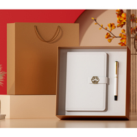 Coffret Cadeau d'Entreprise de Luxe : Articles Promotionnels, Carnet de Notes avec Stylo, Banques d'Alimentation, Ensemble Cadeau de Carnet et Stylo