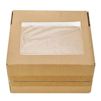 Vente en gros 7.5 "X 5.5" Adhésif transparent Chargement par le haut Liste d'emballage Enveloppes d'étiquettes d'expédition express Pochettes pour bordereau d'emballage de facture