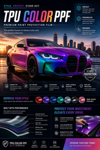 Pellicola TPU per Wrapping Auto, Autoriparante, Cambio Colore Viola Pinot <span class=keywords><strong>Noir</strong></span>, Pellicola di Lusso per Auto con Adesivo Integrato - Product Image 4