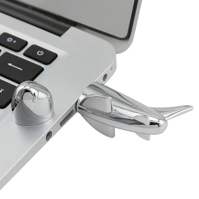 Wholesale Metal Aircraft Design 4GB8GB USB 2.0 Flash Drive with Printed Logo Custom Promotional Gifts for Conferences Events