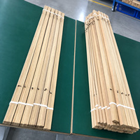 Gantungan Poster Magnetik Kayu Solid Ekstra Besar Lebar 1.5M untuk Pajangan Seni Dinding Ukuran Besar Bingkai Kayu Kustom untuk Dekorasi Rumah