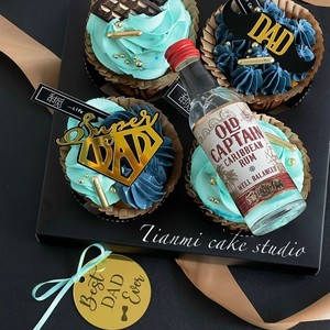 Adorno Acrílico para Pastel de Miel y Dulzura Super Papá, Decoración para el Día del Padre - Product Image 2