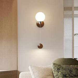 Applique murale LED moderne en fer doré avec capteur de contrôle, intensité variable, spectre complet 3000K-6500K pour chambre et salon - Product Image 3