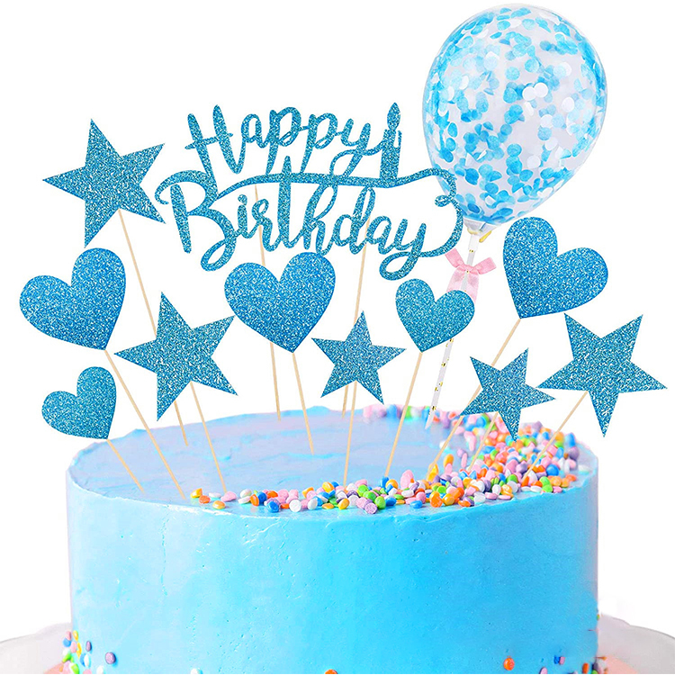 Topper Per Torta Buon Compleanno In Acrilico Dorato - Decorazione Laterale Per Donne, Uomini, Ragazzi, Ragazze