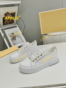 รองเท้าผ้าใบลำลองผู้หญิง ยอดนิยม สีขาว หนังแท้บุซับใน รองเท้าวิ่งเทนนิส แบบผูกเชือก น้ำหนักเบา สำหรับฤดูใบไม้ผลิและฤดูร้อน - Product Image 4