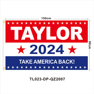 Pancarta Five Blessings Taylor 2024 de 150x90cm, Decoraciones para la Fiesta de Recuperación de la Democracia Americana - Product Image 1