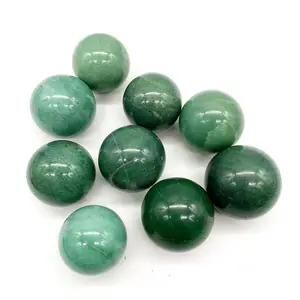 प्राकृतिक पत्थर क्रिस्टल मालिश गेंद ऊर्जा जैस्पर क्षेत्र हरी Aventurine गेंद स्वास्थ्य के लिए सजावट