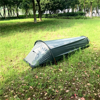 Tente tunnel de camping individuelle ultra-légère quatre saisons, imperméable, portable, pour équipement de plein air et alpinisme