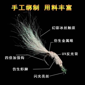 เหยื่อตกปลาปลอมแบบไมโครลูร์ ไบโอนิค ฟลายฮุค สำหรับตกปลาแบส 5 ชิ้น - Product Image 3